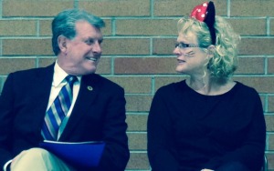 Gov. Butch Otter with Tammy DeWeerd