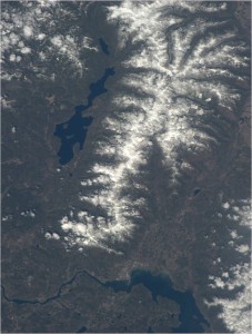 Priest Lake from space