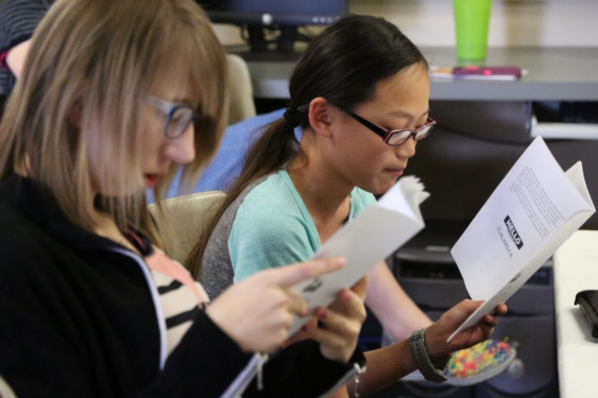 Students publish book through writers program