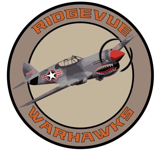 Ridgevue High School plane logo