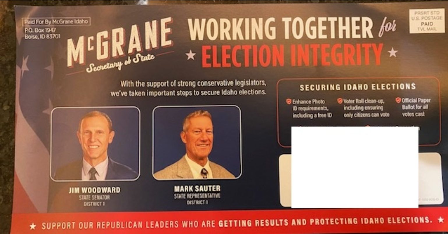 Idaho Senate candidate files complaint against campaign for state’s top election official