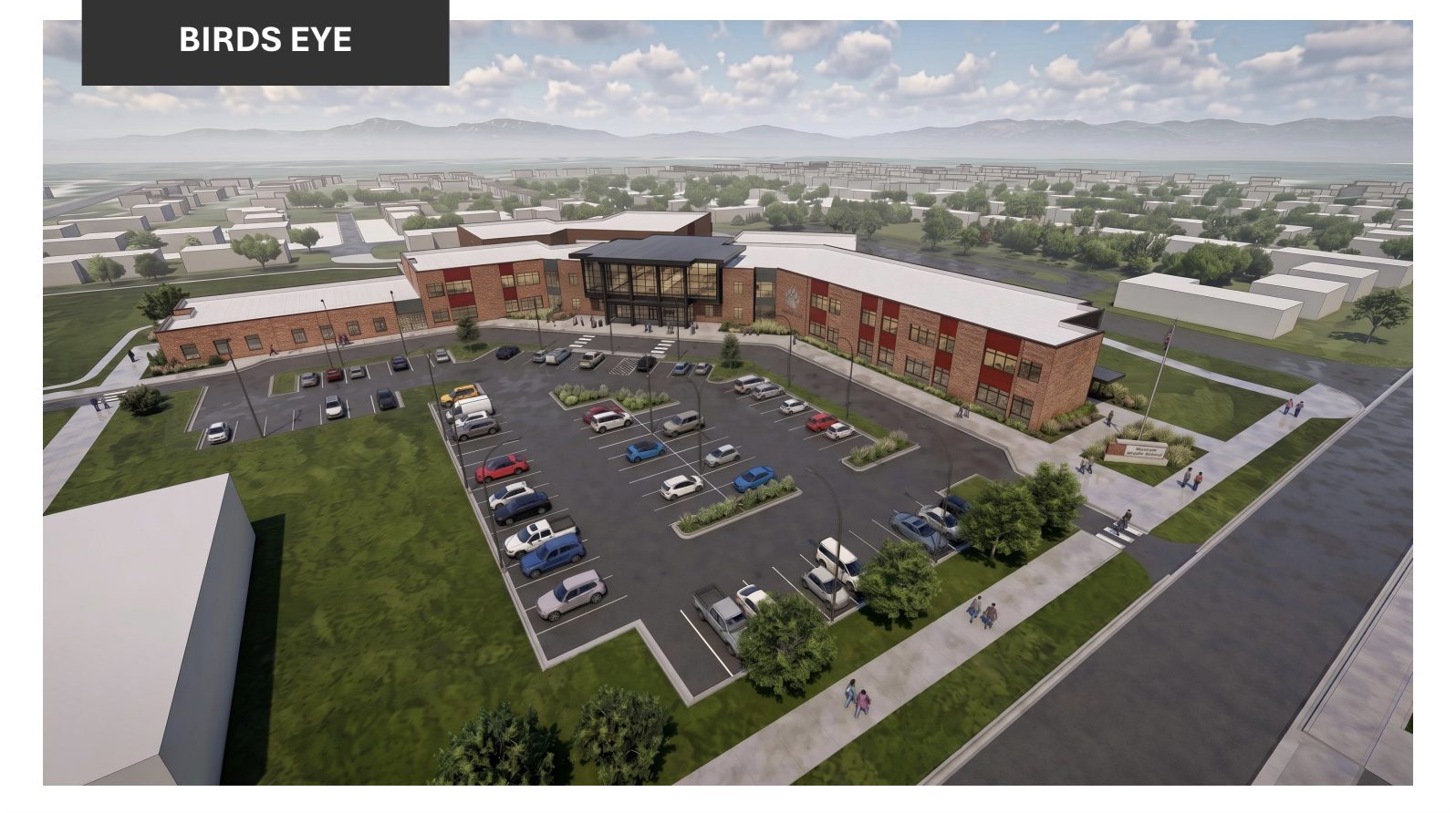 Moscow Middle School Proposal Birdseye