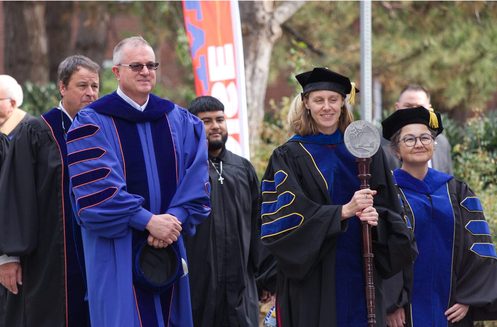 Boise State President David Hahn outlines five goals at investiture