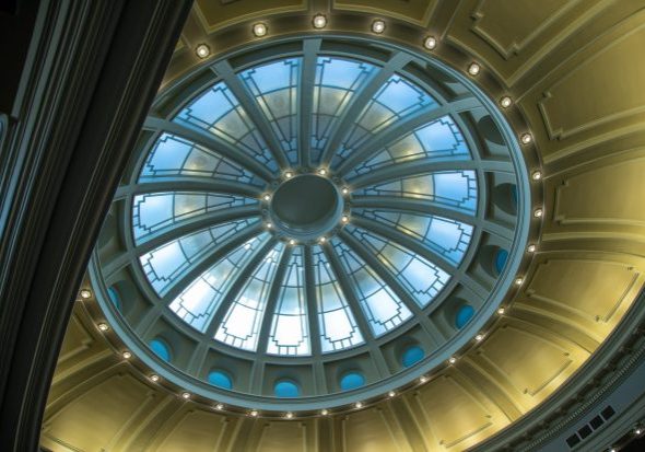 The rotunda of the House Chambers on Monday, Jan. 12, 2026, at the Idaho State Capitol in Boise. (Sean Dolan/EdNews)