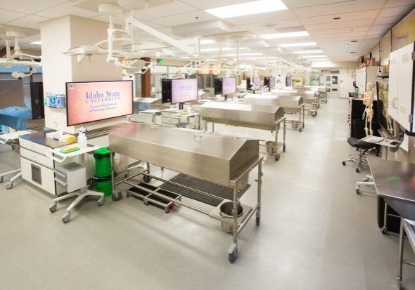 Existing lab space at the L.S. and Aline W. Skaggs Treasure Valley Anatomy and Physiology Laboratories. (Idaho State University photo)