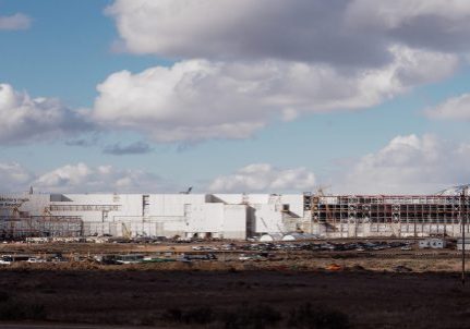 Micron's Boise semiconductor fabrication facility project, pictured on Feb. 19, 2026. (Kaeden Lincoln/Idaho EdNews)